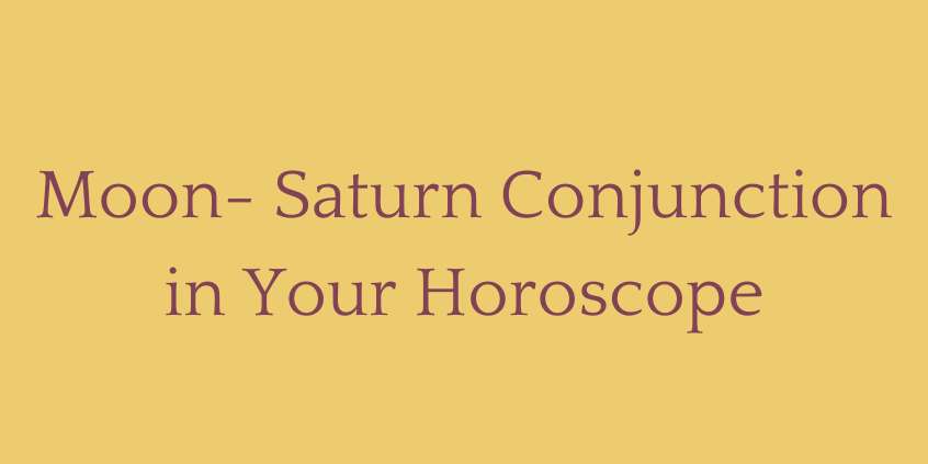 Moon Saturn Conjunction